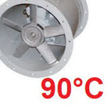 Rohrventilator 90°C