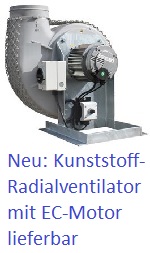 Radialventilator - Kunststoffventilator